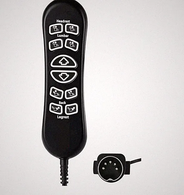 10 Button 5 Pin Lift Chair Remote for Pride, Vivalift, Flexsteel, Ashley...