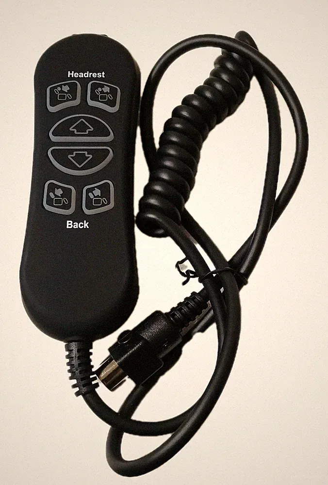 HSW306 Lift Chair Handheld Remote 6 Button 7 Pin Replacement For Flexsteel Bob's